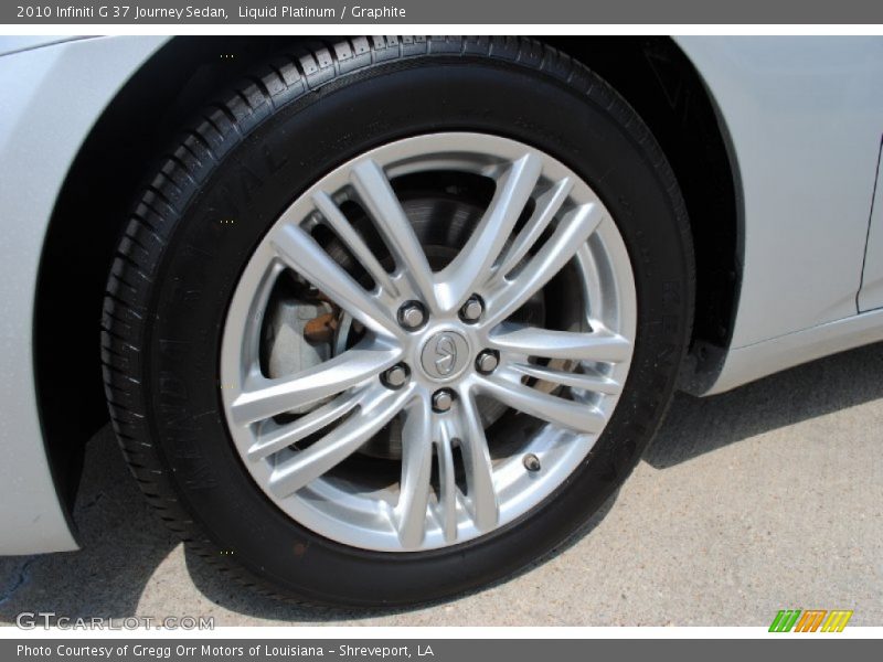 Liquid Platinum / Graphite 2010 Infiniti G 37 Journey Sedan