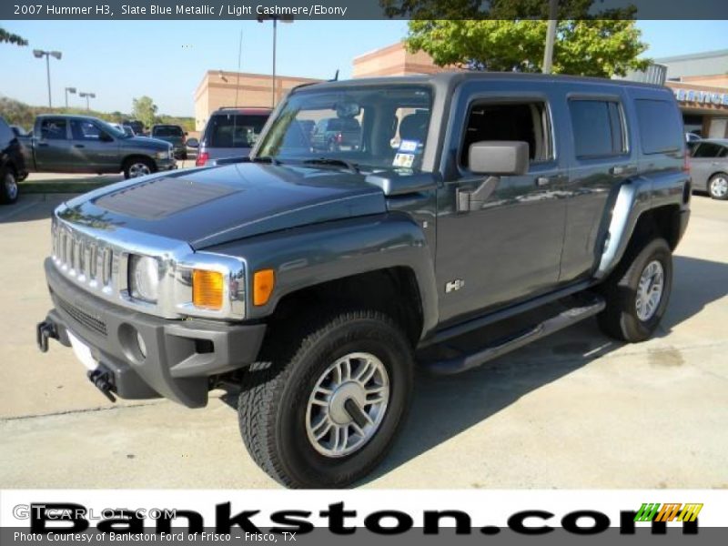 Slate Blue Metallic / Light Cashmere/Ebony 2007 Hummer H3
