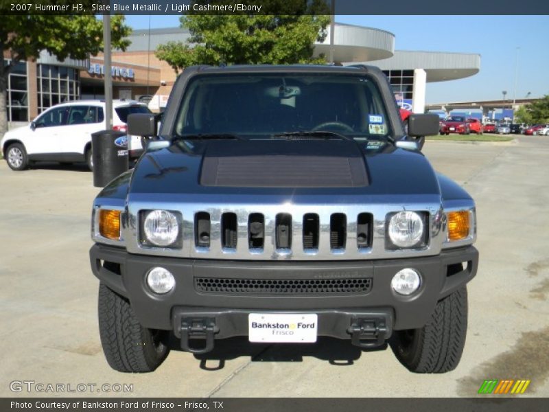 Slate Blue Metallic / Light Cashmere/Ebony 2007 Hummer H3