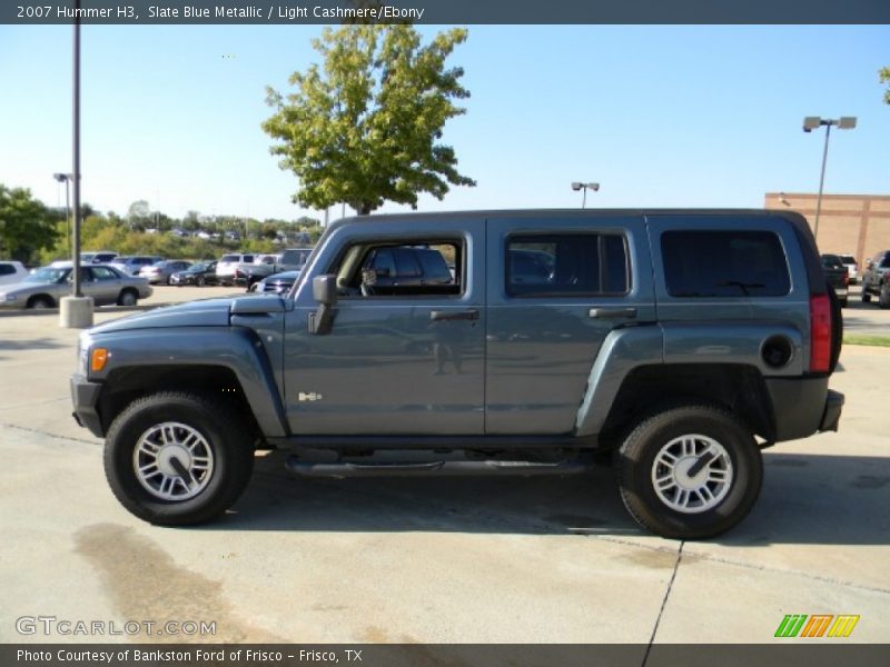 Slate Blue Metallic / Light Cashmere/Ebony 2007 Hummer H3