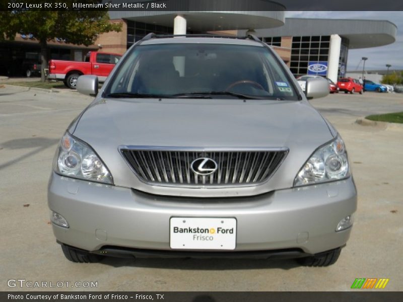 Millennium Silver Metallic / Black 2007 Lexus RX 350