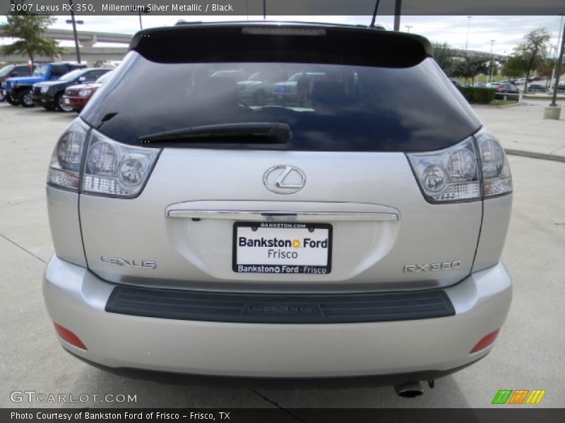 Millennium Silver Metallic / Black 2007 Lexus RX 350