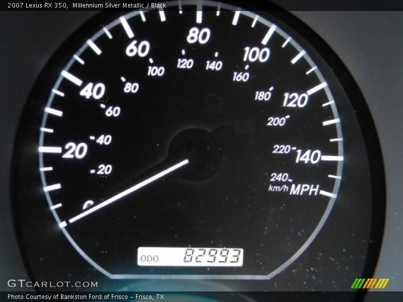 Millennium Silver Metallic / Black 2007 Lexus RX 350
