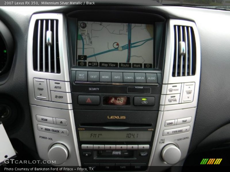 Millennium Silver Metallic / Black 2007 Lexus RX 350