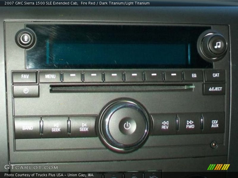 Fire Red / Dark Titanium/Light Titanium 2007 GMC Sierra 1500 SLE Extended Cab