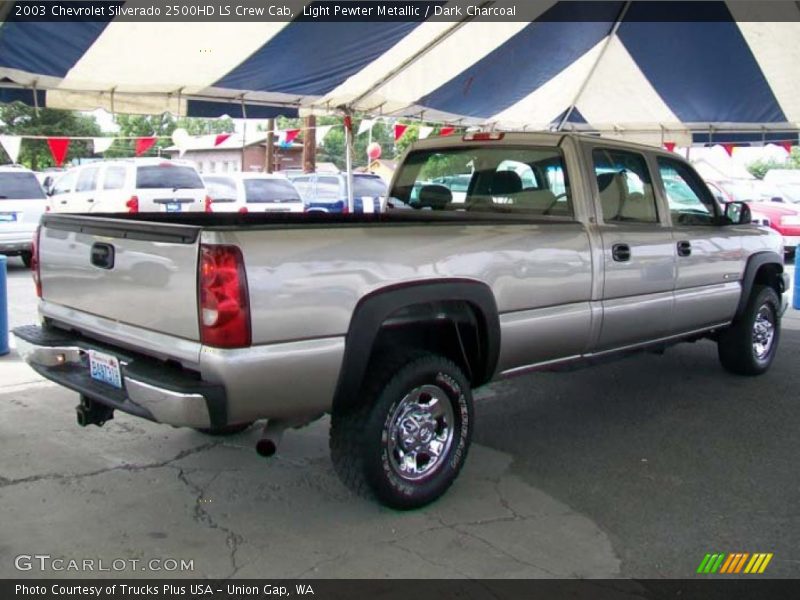 Light Pewter Metallic / Dark Charcoal 2003 Chevrolet Silverado 2500HD LS Crew Cab