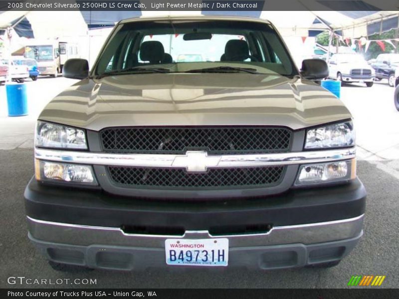 Light Pewter Metallic / Dark Charcoal 2003 Chevrolet Silverado 2500HD LS Crew Cab