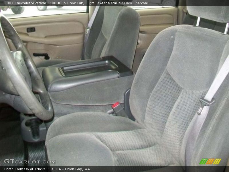 Light Pewter Metallic / Dark Charcoal 2003 Chevrolet Silverado 2500HD LS Crew Cab