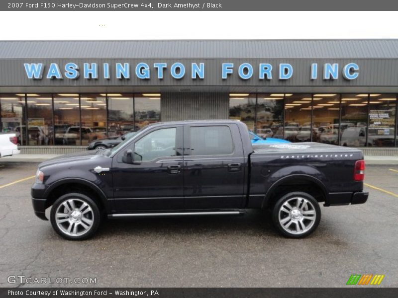 Dark Amethyst / Black 2007 Ford F150 Harley-Davidson SuperCrew 4x4