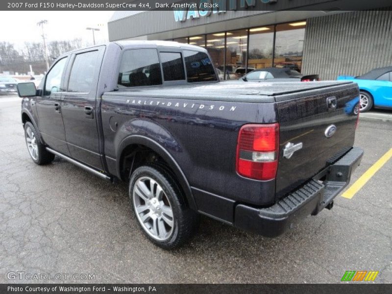 Dark Amethyst / Black 2007 Ford F150 Harley-Davidson SuperCrew 4x4