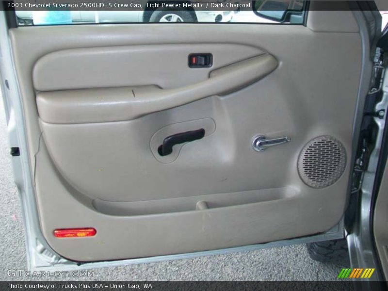 Light Pewter Metallic / Dark Charcoal 2003 Chevrolet Silverado 2500HD LS Crew Cab