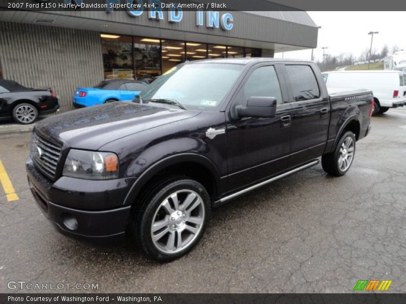 Dark Amethyst / Black 2007 Ford F150 Harley-Davidson SuperCrew 4x4