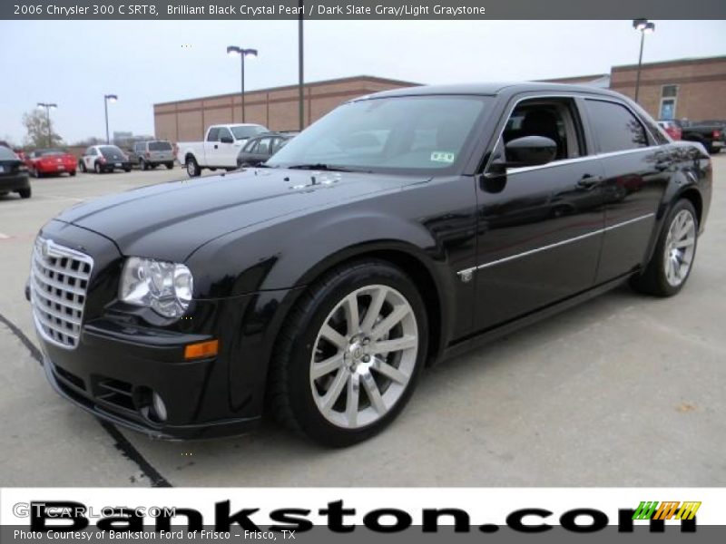 Brilliant Black Crystal Pearl / Dark Slate Gray/Light Graystone 2006 Chrysler 300 C SRT8