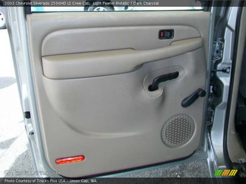 Light Pewter Metallic / Dark Charcoal 2003 Chevrolet Silverado 2500HD LS Crew Cab