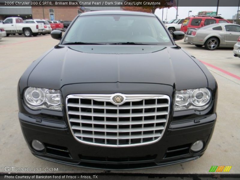 Brilliant Black Crystal Pearl / Dark Slate Gray/Light Graystone 2006 Chrysler 300 C SRT8