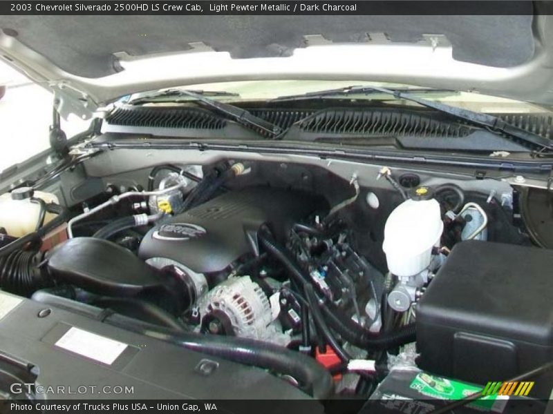 Light Pewter Metallic / Dark Charcoal 2003 Chevrolet Silverado 2500HD LS Crew Cab