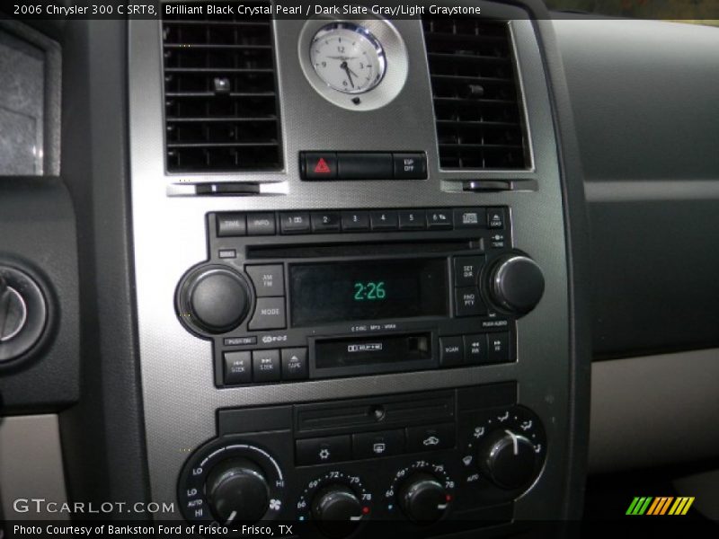Brilliant Black Crystal Pearl / Dark Slate Gray/Light Graystone 2006 Chrysler 300 C SRT8
