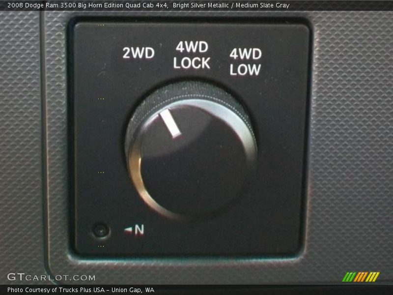 Bright Silver Metallic / Medium Slate Gray 2008 Dodge Ram 3500 Big Horn Edition Quad Cab 4x4