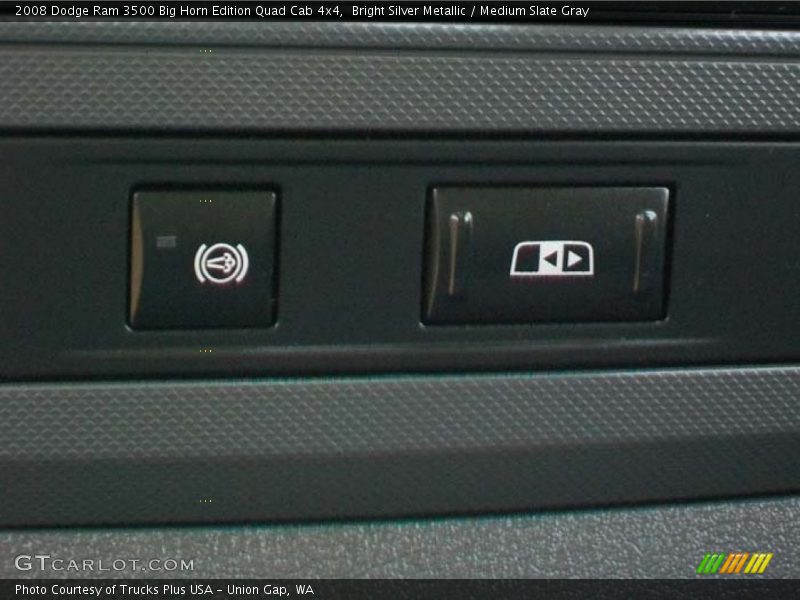 Bright Silver Metallic / Medium Slate Gray 2008 Dodge Ram 3500 Big Horn Edition Quad Cab 4x4