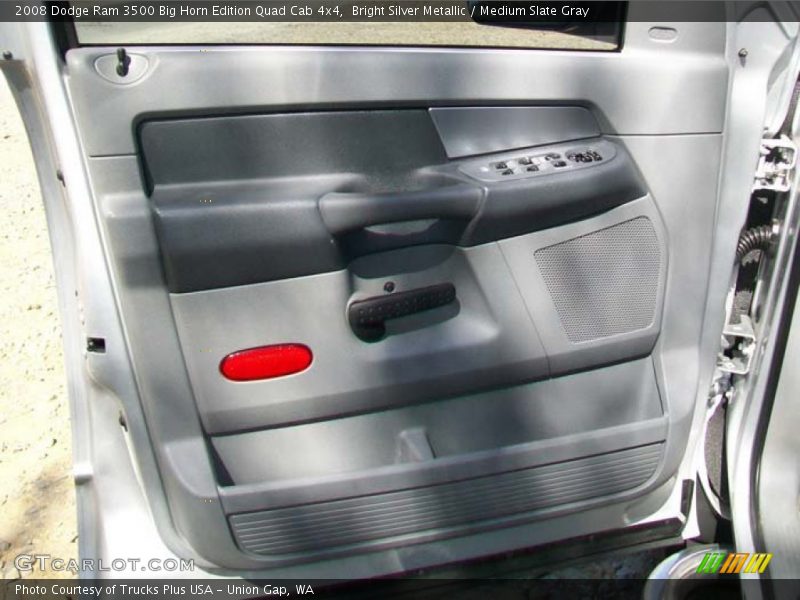 Bright Silver Metallic / Medium Slate Gray 2008 Dodge Ram 3500 Big Horn Edition Quad Cab 4x4
