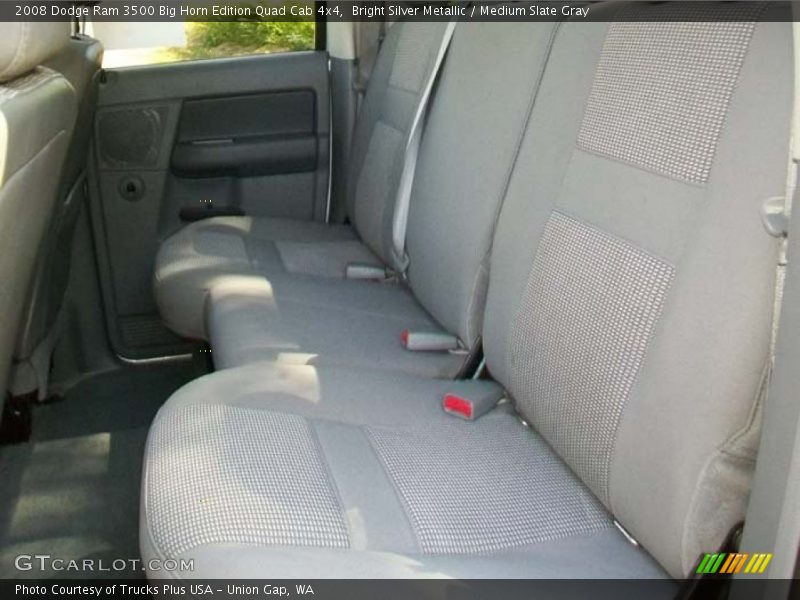 Bright Silver Metallic / Medium Slate Gray 2008 Dodge Ram 3500 Big Horn Edition Quad Cab 4x4