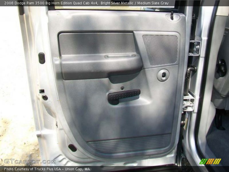 Bright Silver Metallic / Medium Slate Gray 2008 Dodge Ram 3500 Big Horn Edition Quad Cab 4x4