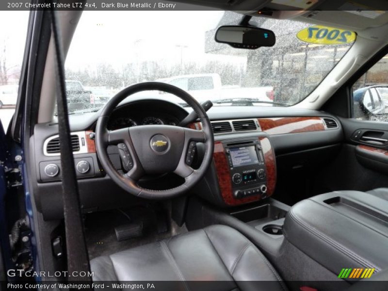 Dark Blue Metallic / Ebony 2007 Chevrolet Tahoe LTZ 4x4