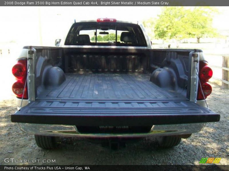 Bright Silver Metallic / Medium Slate Gray 2008 Dodge Ram 3500 Big Horn Edition Quad Cab 4x4