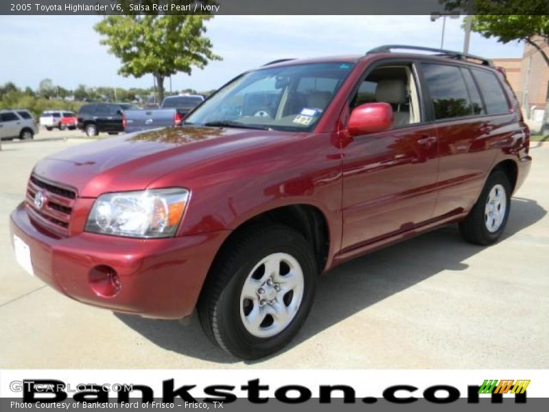 Salsa Red Pearl / Ivory 2005 Toyota Highlander V6