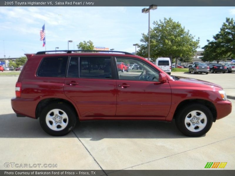 Salsa Red Pearl / Ivory 2005 Toyota Highlander V6