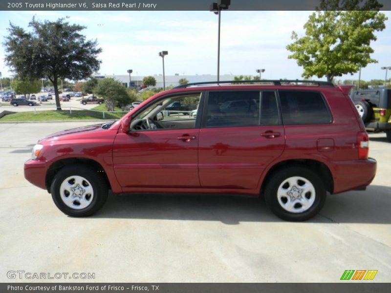Salsa Red Pearl / Ivory 2005 Toyota Highlander V6