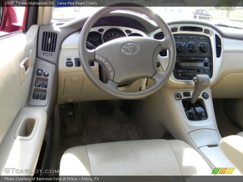 Salsa Red Pearl / Ivory 2005 Toyota Highlander V6