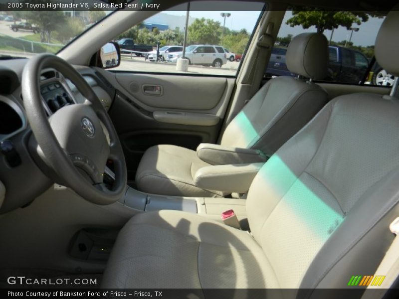 Salsa Red Pearl / Ivory 2005 Toyota Highlander V6
