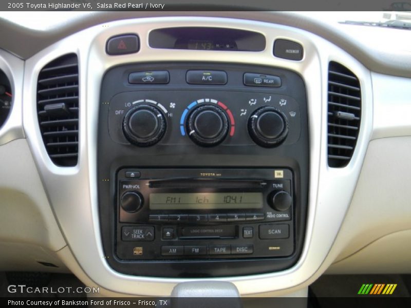 Salsa Red Pearl / Ivory 2005 Toyota Highlander V6