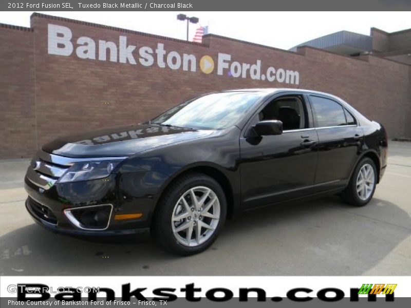 Tuxedo Black Metallic / Charcoal Black 2012 Ford Fusion SEL