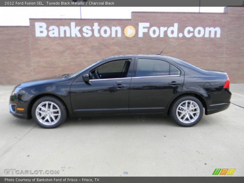 Tuxedo Black Metallic / Charcoal Black 2012 Ford Fusion SEL