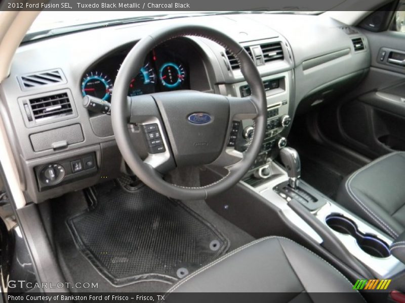 Tuxedo Black Metallic / Charcoal Black 2012 Ford Fusion SEL