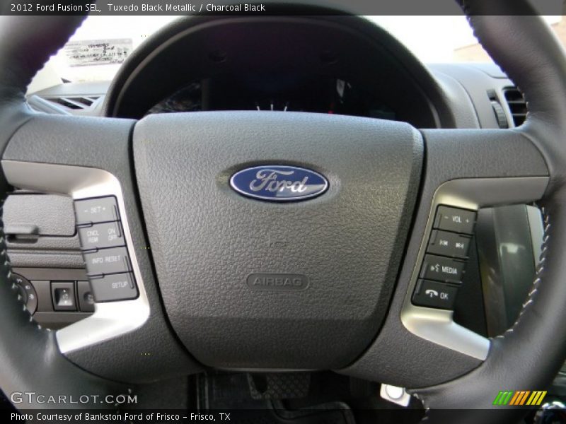 Tuxedo Black Metallic / Charcoal Black 2012 Ford Fusion SEL