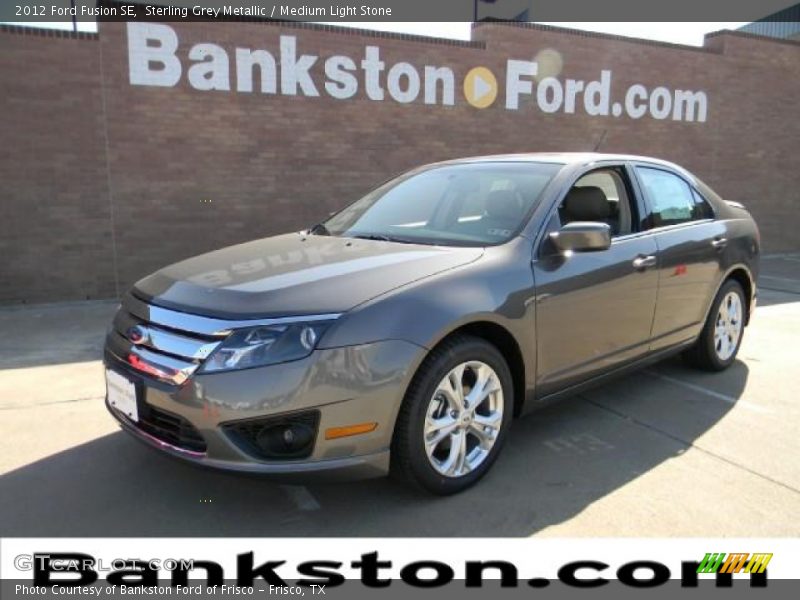 Sterling Grey Metallic / Medium Light Stone 2012 Ford Fusion SE