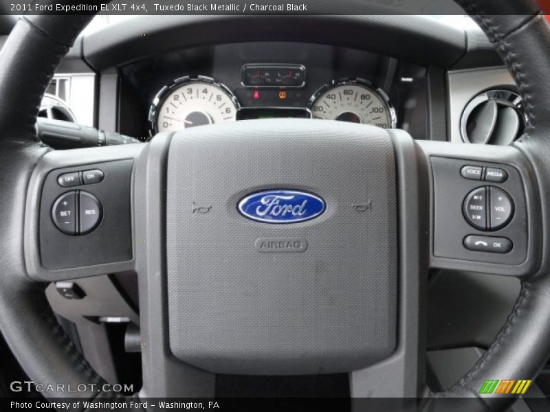 Tuxedo Black Metallic / Charcoal Black 2011 Ford Expedition EL XLT 4x4