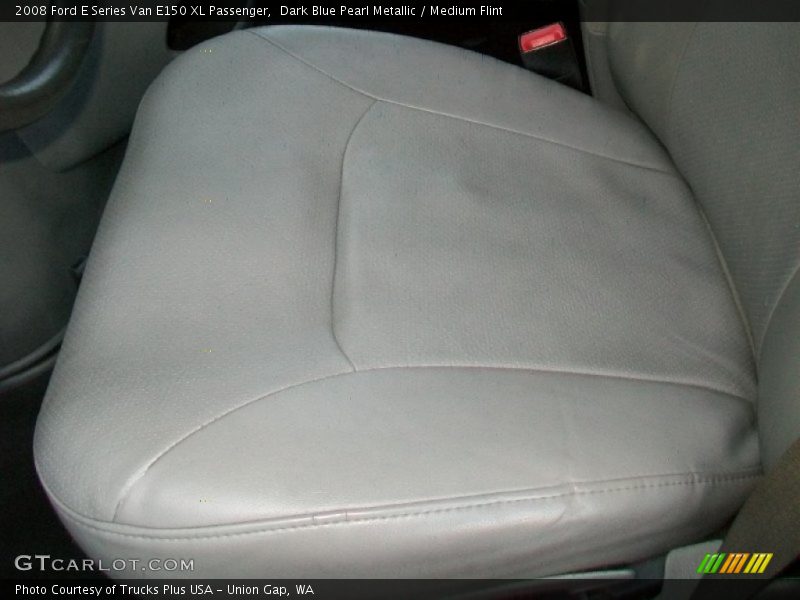 Dark Blue Pearl Metallic / Medium Flint 2008 Ford E Series Van E150 XL Passenger