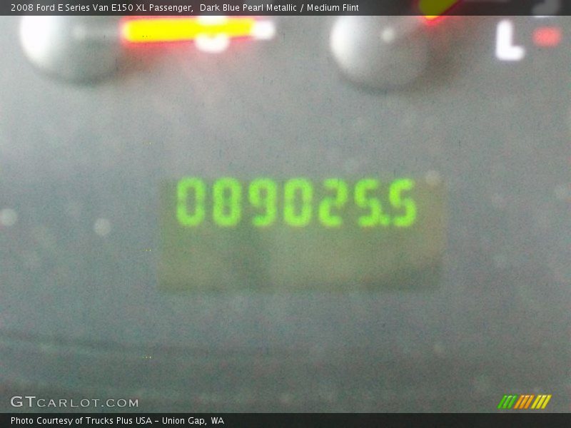 Dark Blue Pearl Metallic / Medium Flint 2008 Ford E Series Van E150 XL Passenger