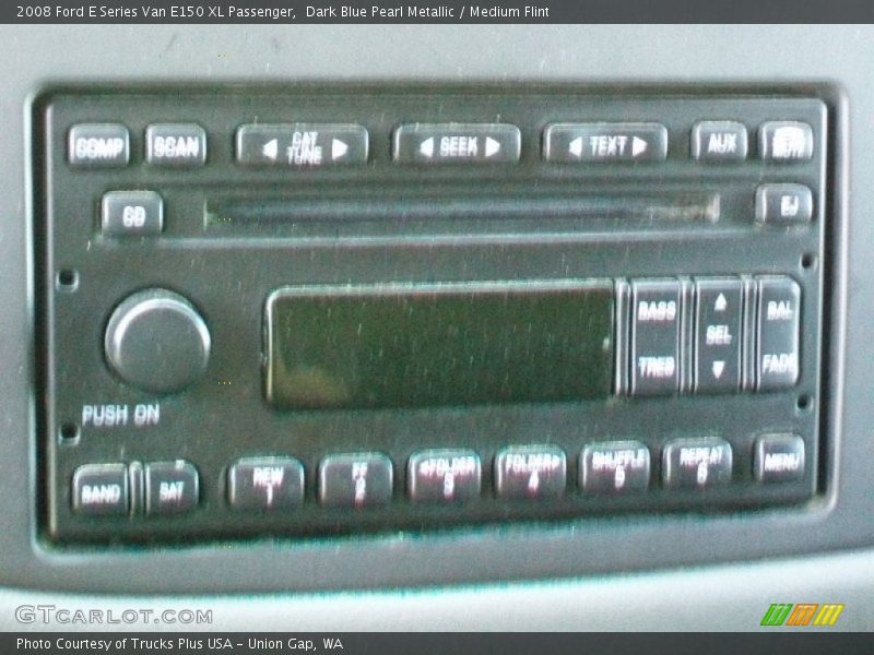Dark Blue Pearl Metallic / Medium Flint 2008 Ford E Series Van E150 XL Passenger