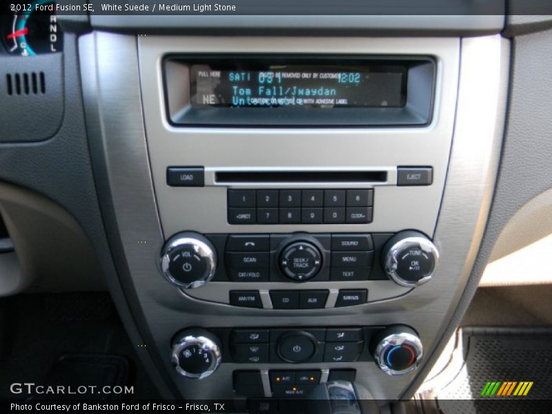 White Suede / Medium Light Stone 2012 Ford Fusion SE