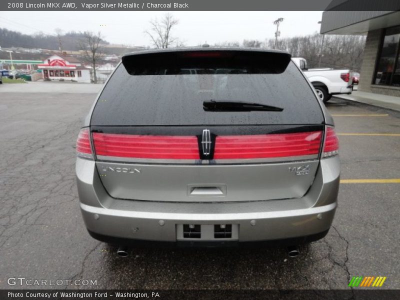 Vapor Silver Metallic / Charcoal Black 2008 Lincoln MKX AWD