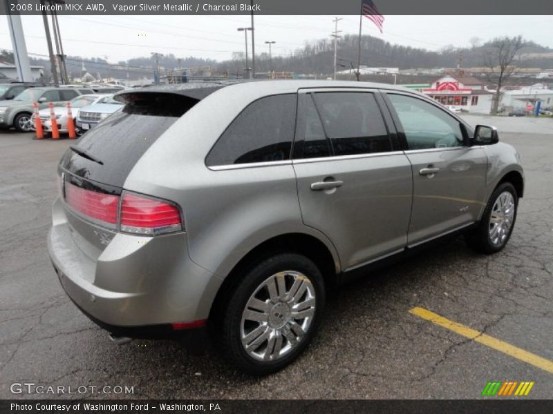 Vapor Silver Metallic / Charcoal Black 2008 Lincoln MKX AWD