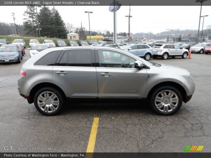 Vapor Silver Metallic / Charcoal Black 2008 Lincoln MKX AWD