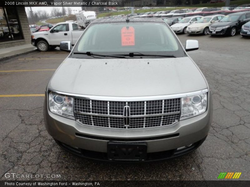 Vapor Silver Metallic / Charcoal Black 2008 Lincoln MKX AWD