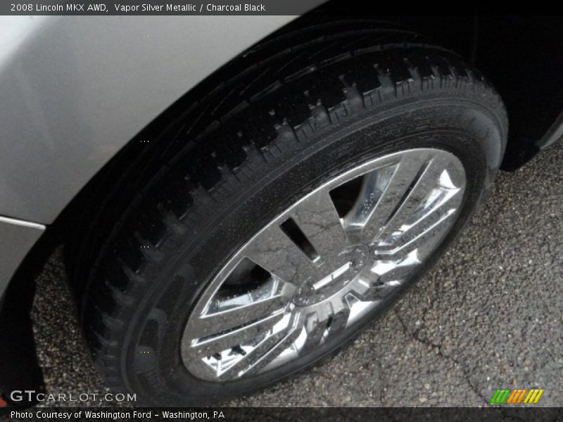 Vapor Silver Metallic / Charcoal Black 2008 Lincoln MKX AWD
