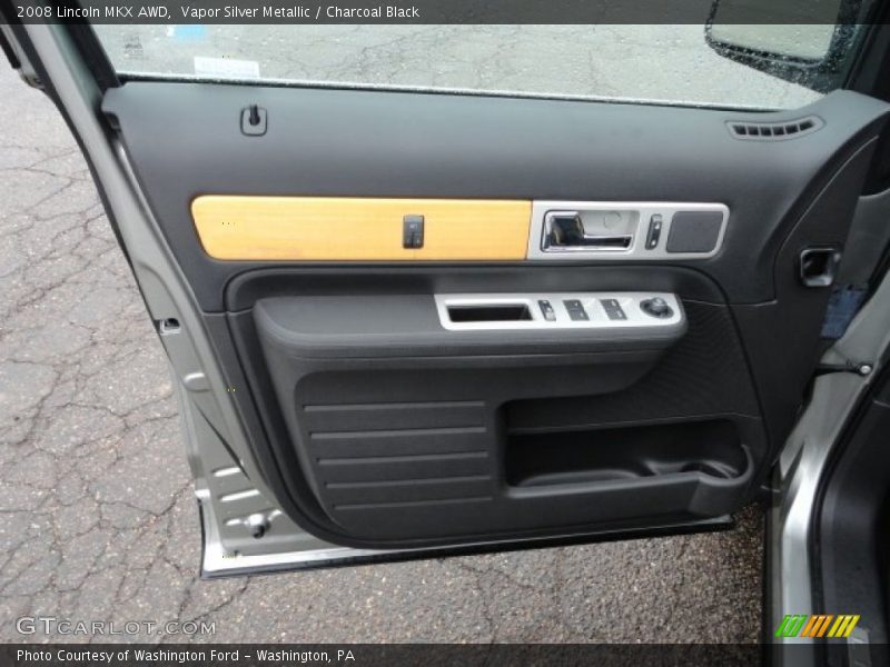 Vapor Silver Metallic / Charcoal Black 2008 Lincoln MKX AWD